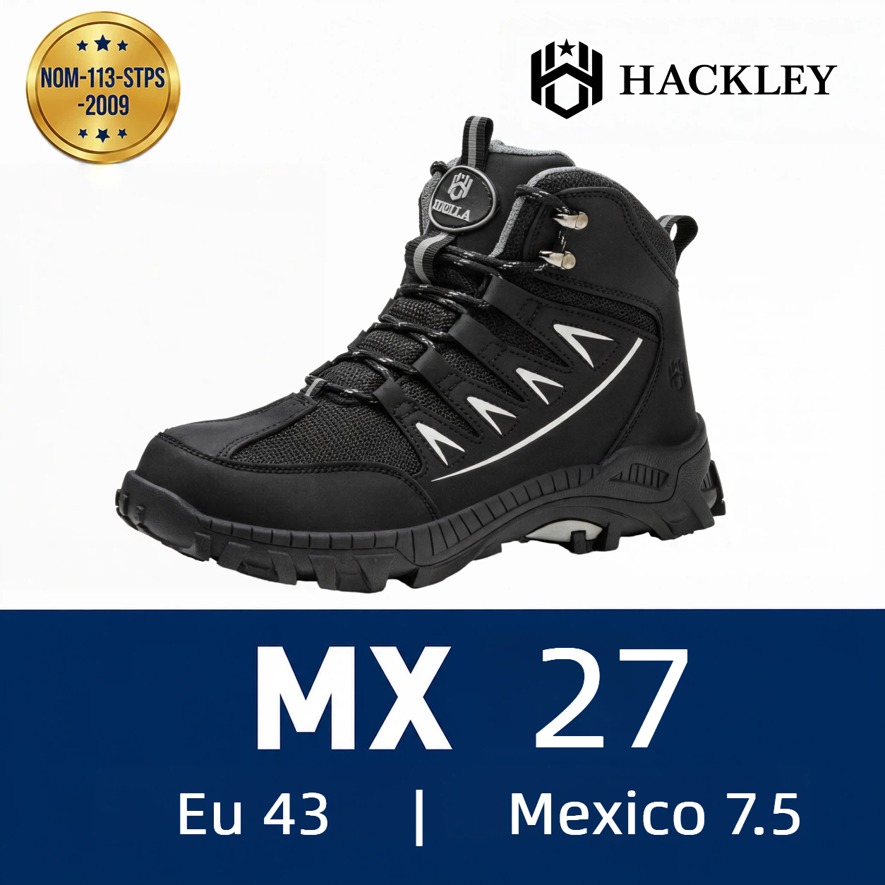 HACKLEY G2  Botas Tacticas Militares Suela Kevlar Antiperforacion NOM-113