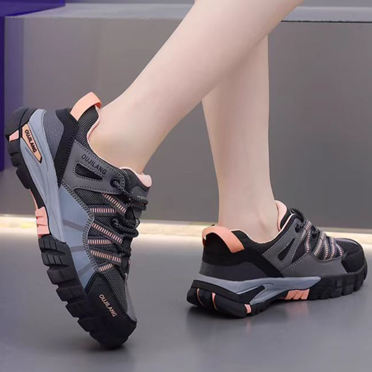 SEGURITO Women’s Safety Work Shoes, Lightweight Breathable, Slip & Impact Resistant