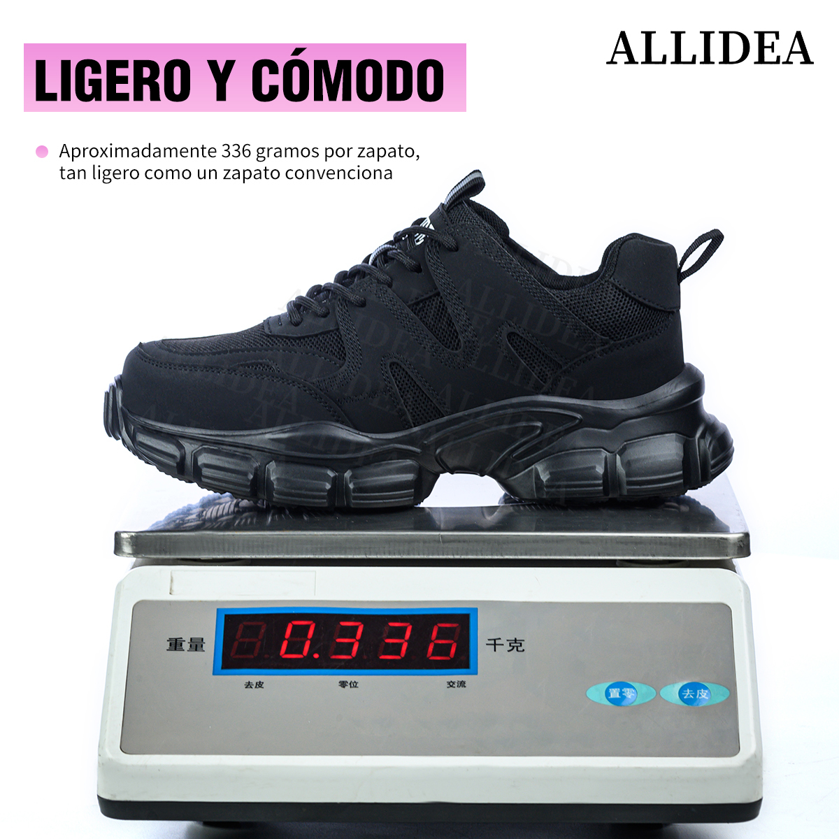 SEGURITO Safety Work Shoes with NOM-113 Steel Toe & Kevlar Midsole, Impact & Puncture Resistant