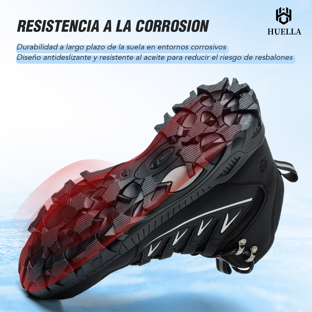 SEGURITO Industrial Safety Work Boots, Impact & Puncture Resistant, Lightweight Comfort, Black