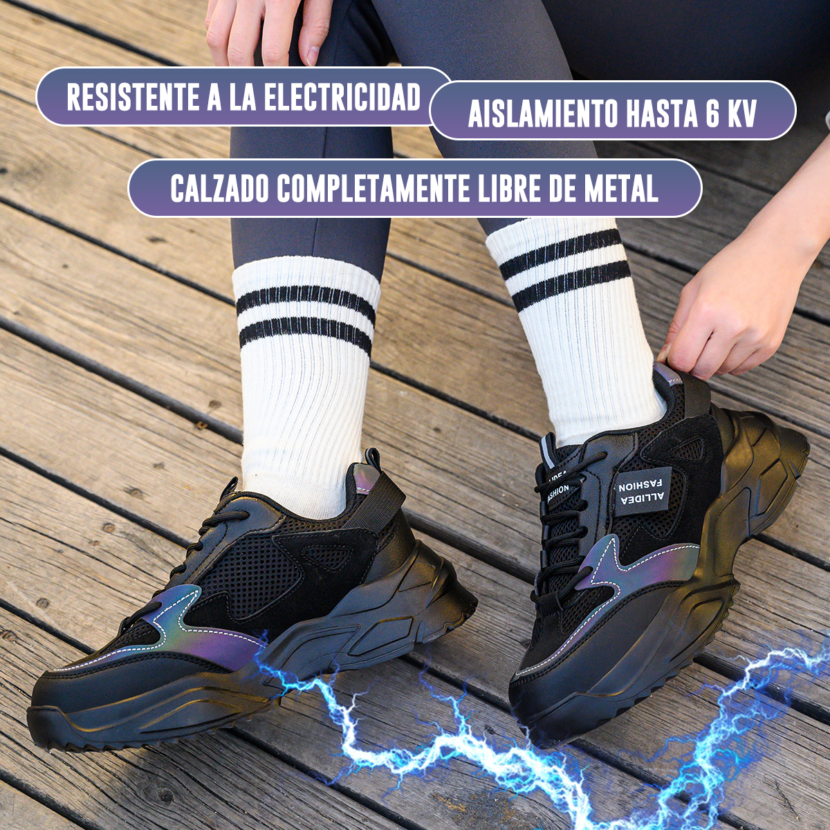 SEGURITO Safety Work Shoes with NOM-113 Steel Toe & Kevlar Midsole, Impact & Puncture Resistant