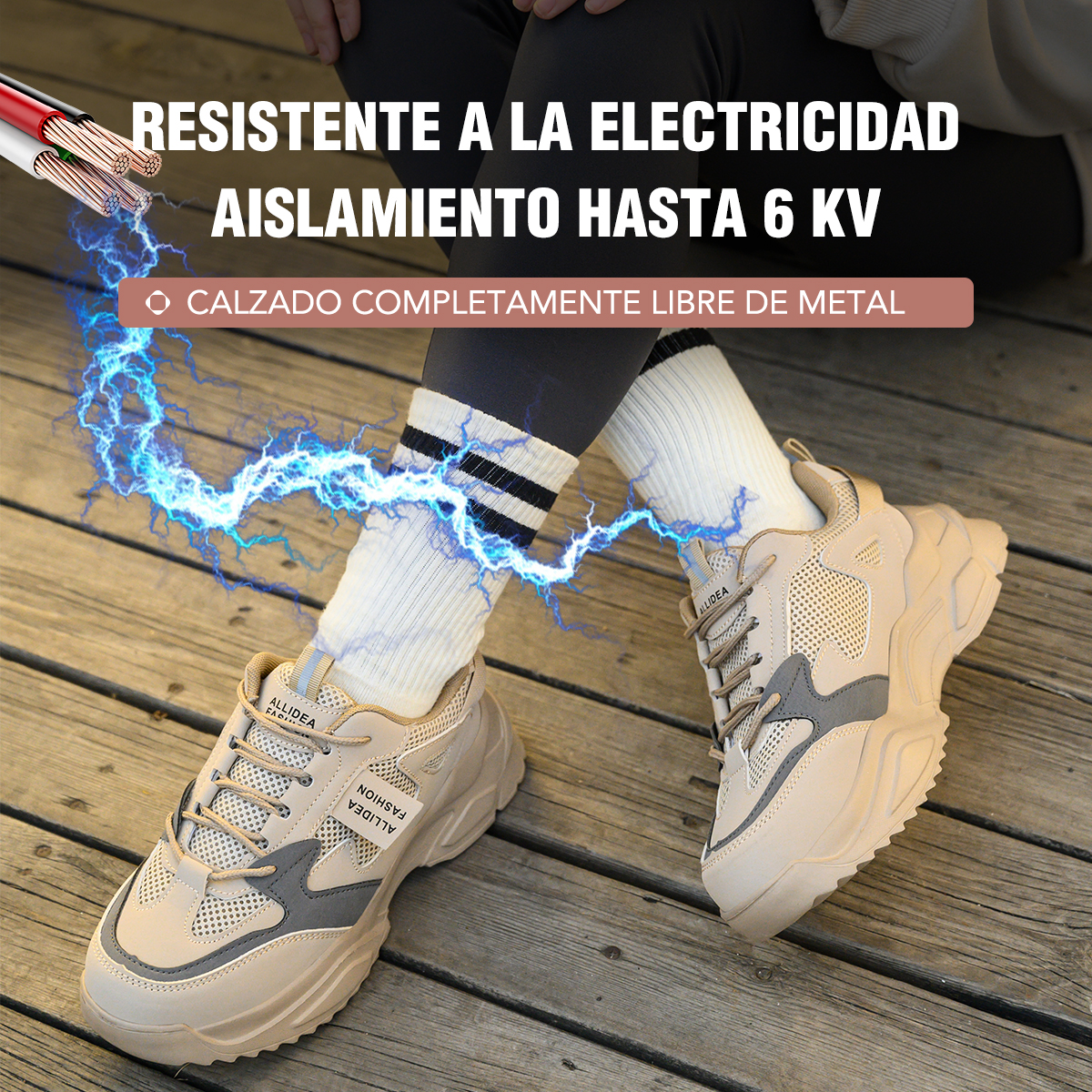 SEGURITO Safety Work Shoes with NOM-113 Steel Toe & Kevlar Midsole, Impact & Puncture Resistant