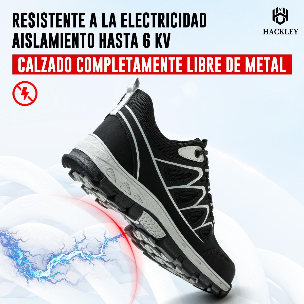 SEGURITO Safety Work Shoes with Wear-Resistant Rubber Sole, Slip-Resistant & Durable