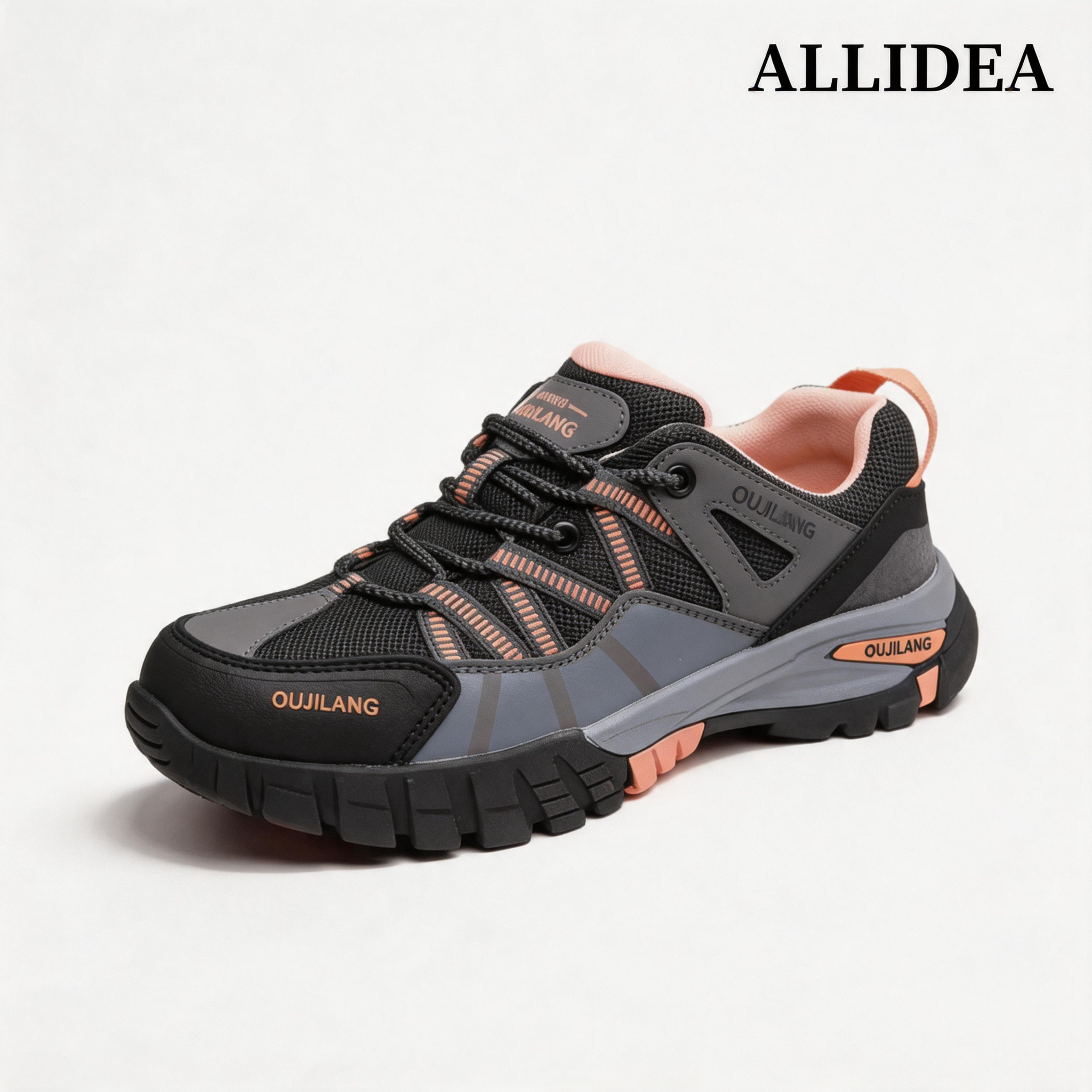 ALLIDEA 7619 |Zapatos de Seguridad para Mujer Deportivos Altos Punta de Acero NOM-113