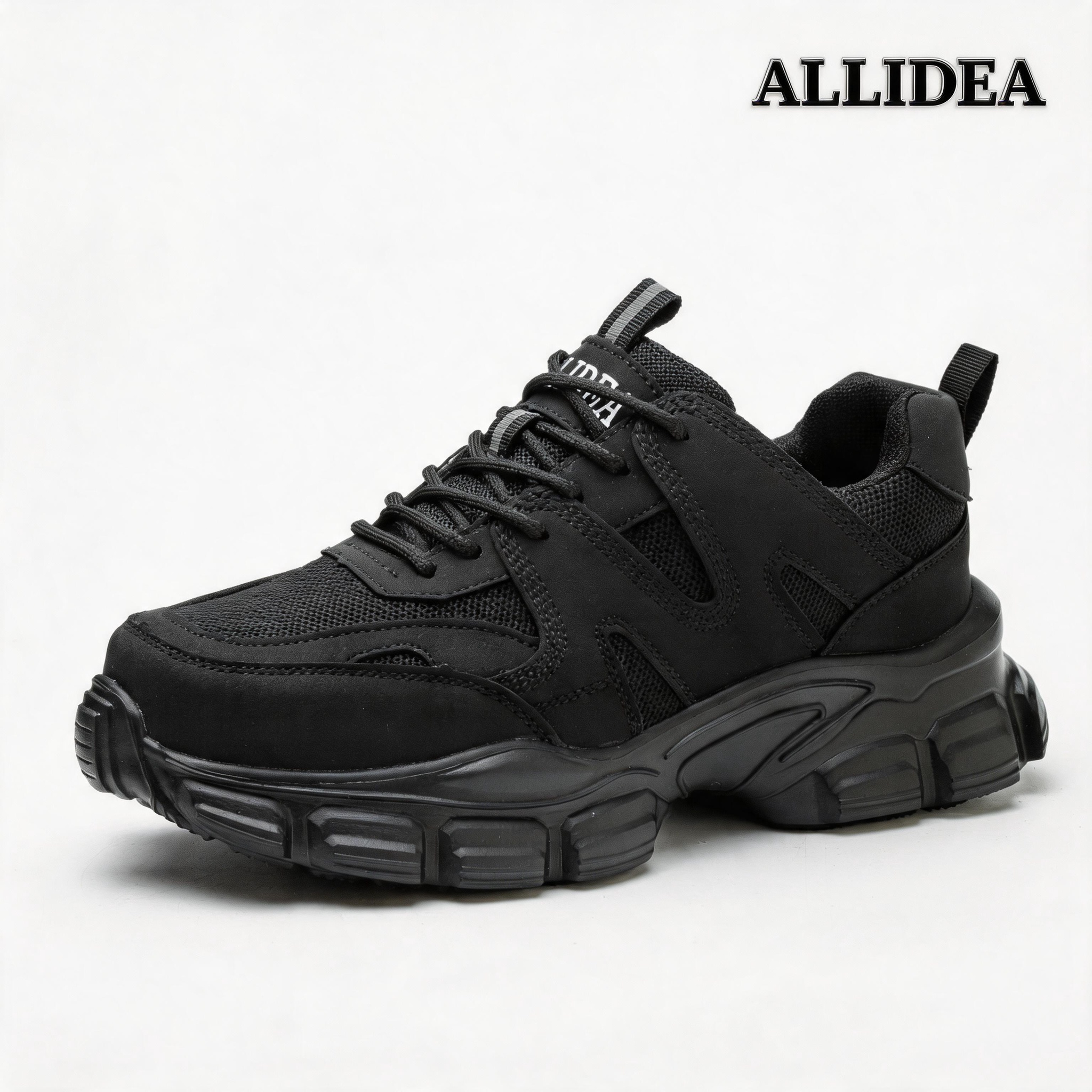 ALLIDEA A1 Negro | Zapatos de Seguridad para Mujer Deportivos Transpirables NOM-113