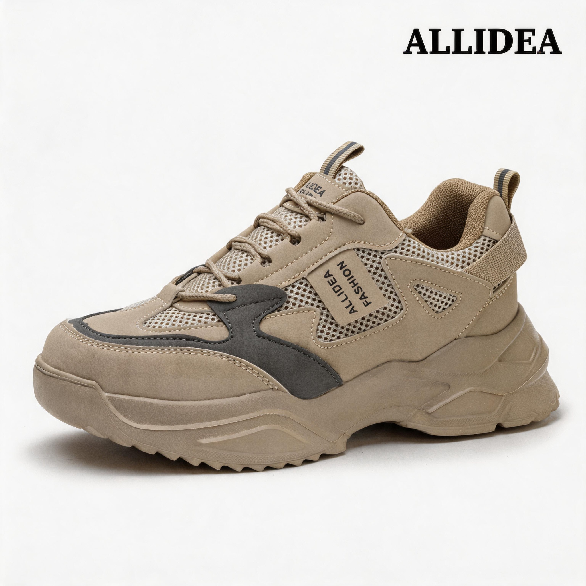 ALLIDEA A3 Caqui Zapato de Seguridad para Mujer Ligero Antiderrapante NOM-113
