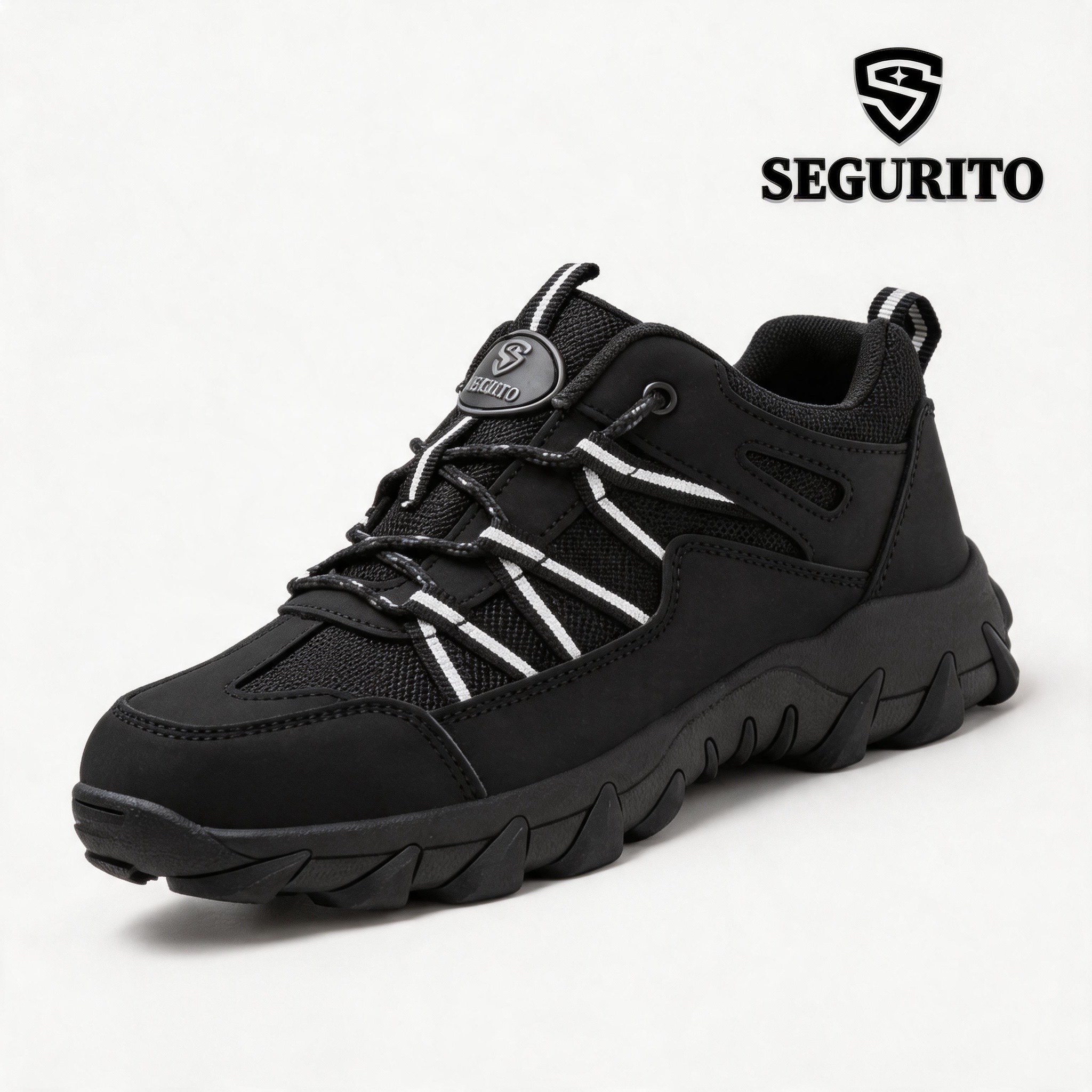 SEGURITO W33 | Zapato de Trabajo Antiderrapante Punta de Acero NOM-113