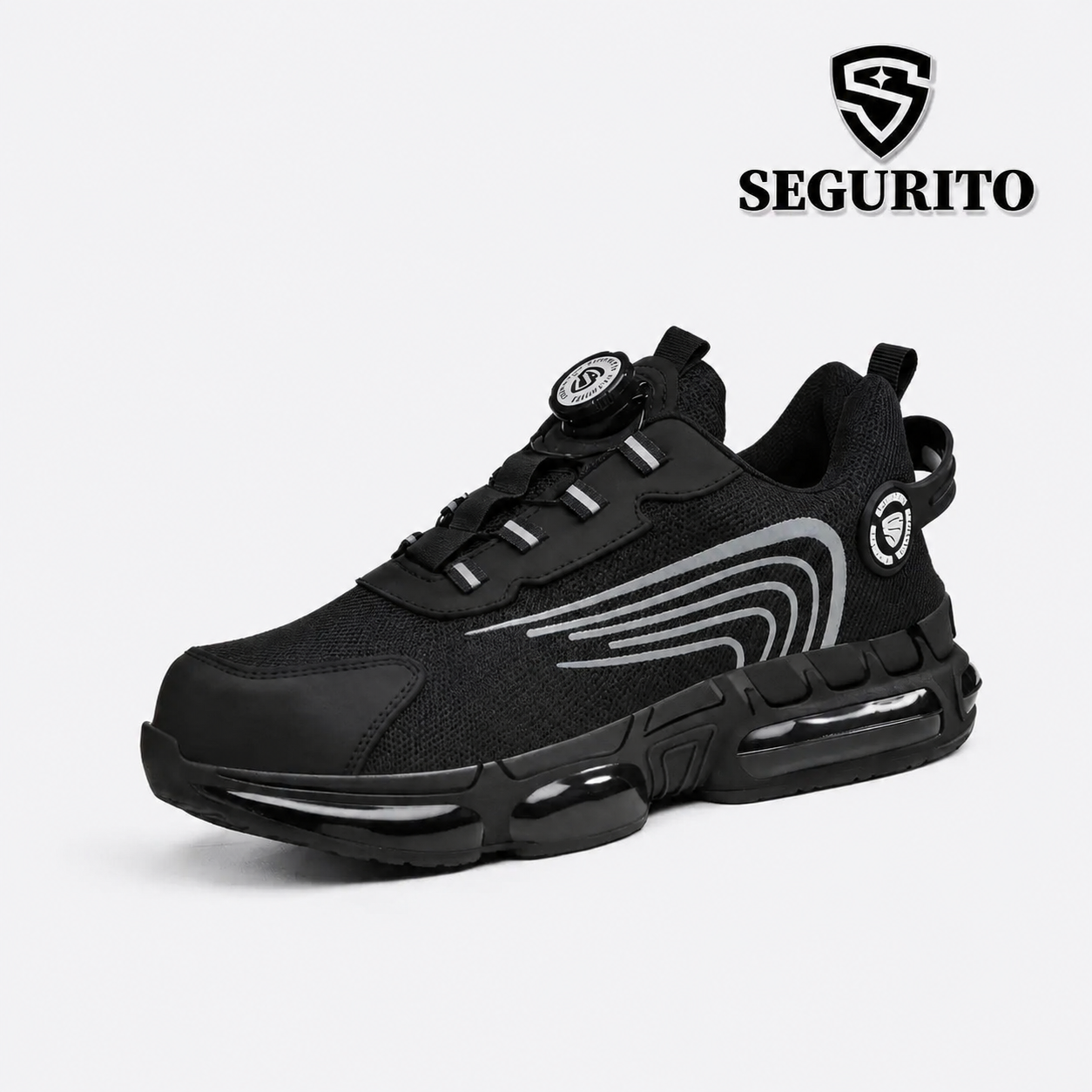 SEGURITO NO7 Botas de Seguridad Industrial Punta de Acero Transpirables NOM-113