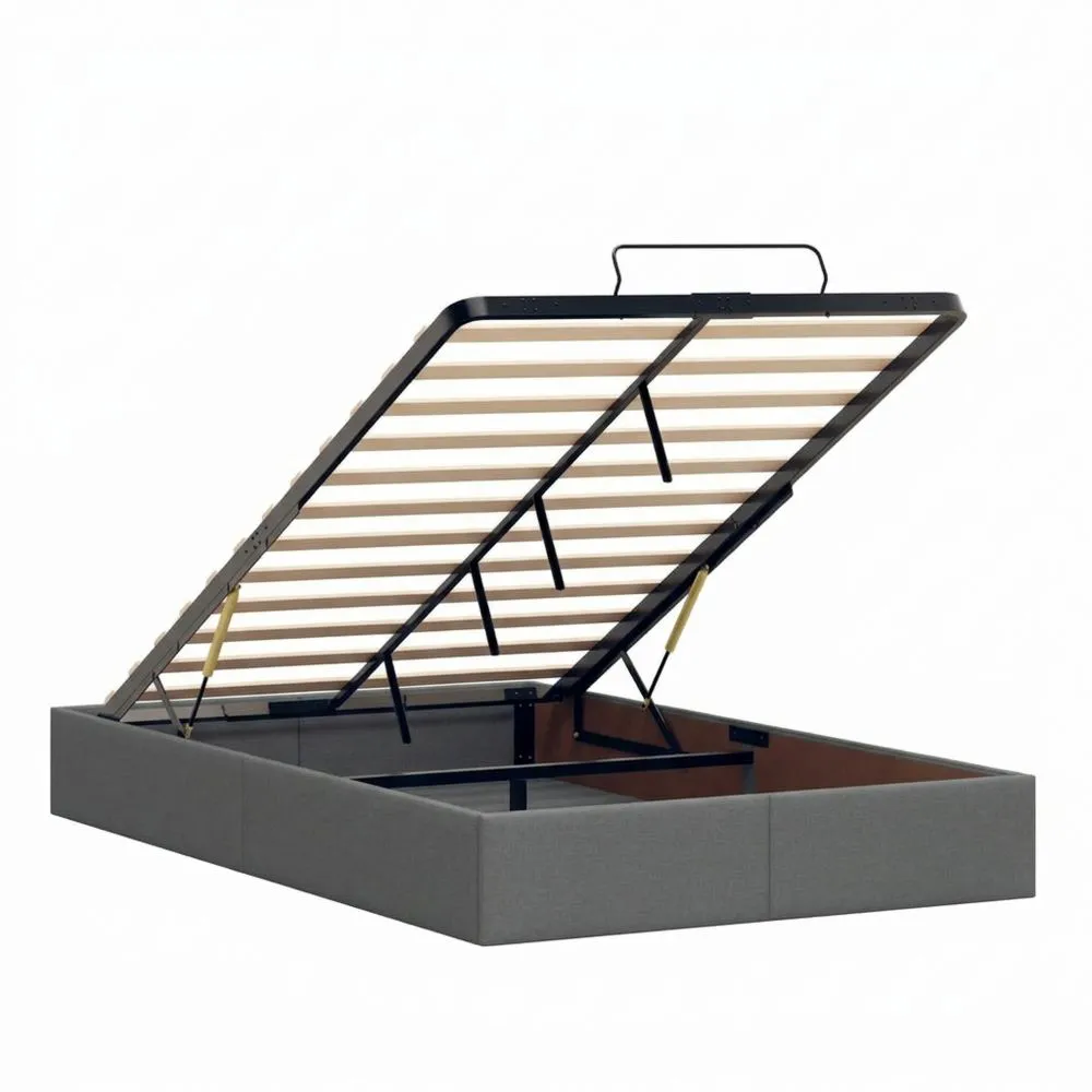 Cama Otomana 120 x 190 cm con Espacio de Almacenamiento