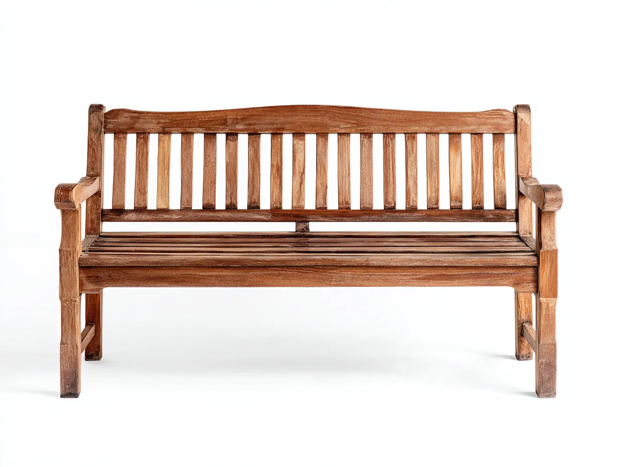 Banc de jardin en bois 140x55x85 cm - marron - style naturel-Livexmodecor