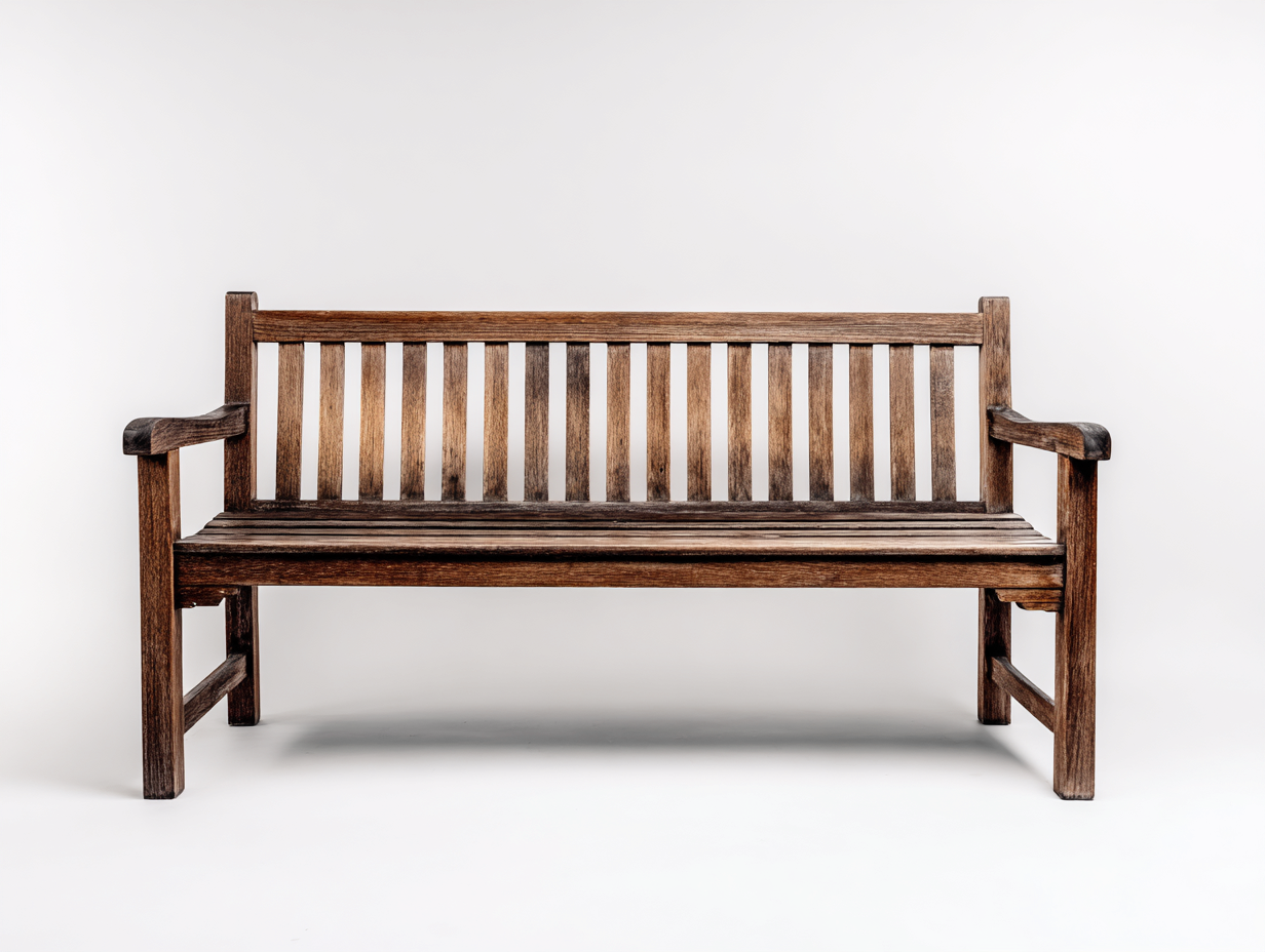 Banc de jardin en bois 160x58x88 cm - bois brun - style extérieur classique-Livexmodecor