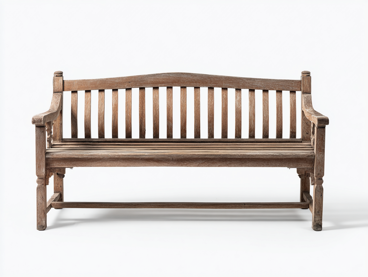 Banc de jardin en bois massif 160x60x88 cm - Marron - Style classique-Livexmodecor