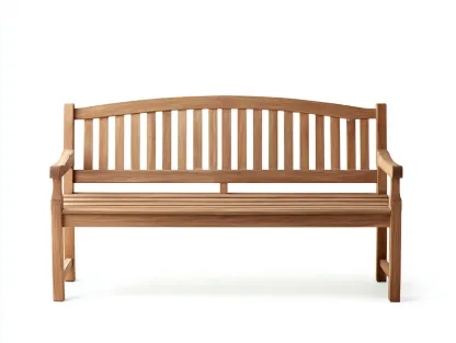 Banc de jardin en bois 160x55x92 cm - Bois naturel - Style traditionnel pour extérieur-Livexmodecor