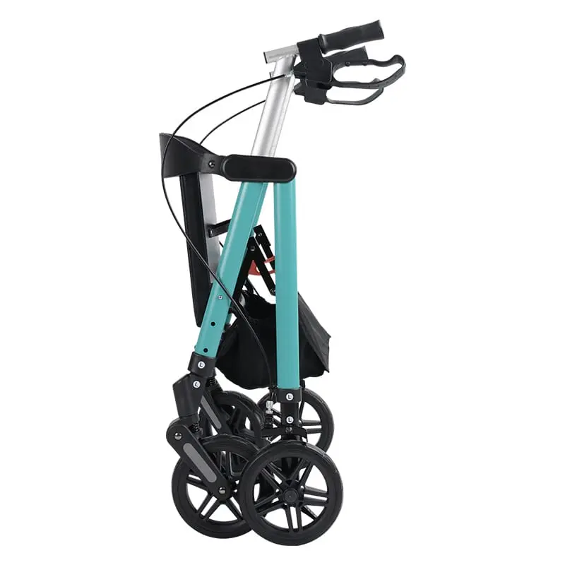 DL-7077D Aluminum Rollator for Elderly Mobility Support and Comfortable Walking Assistance