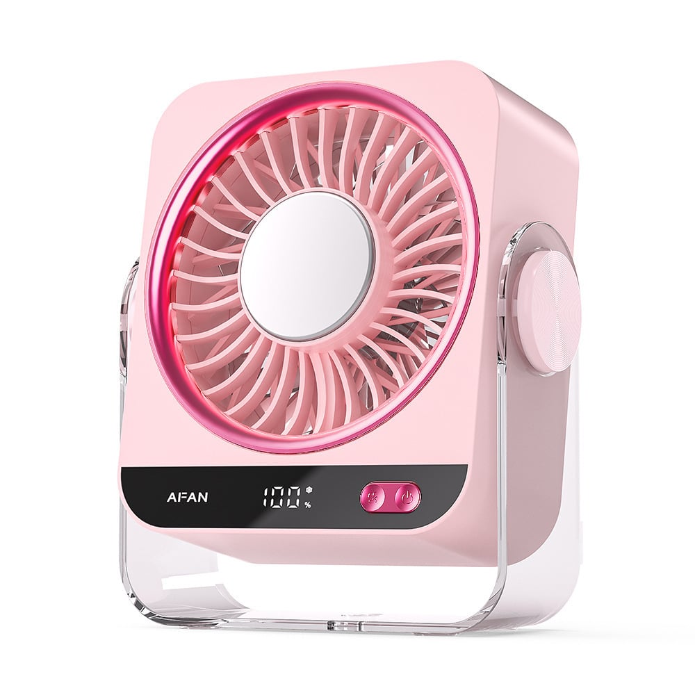 Desk Cooling Fan for Bedroom, 199 Speed Turbo Airflow, Digital Display Quiet Table Fan
