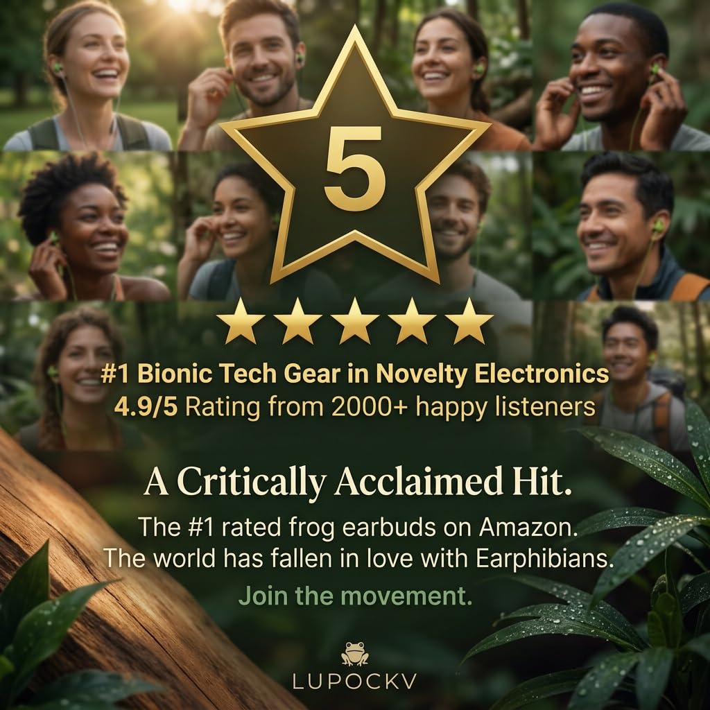 🐸Frog Earbuds Wireless Bluetooth Headphones