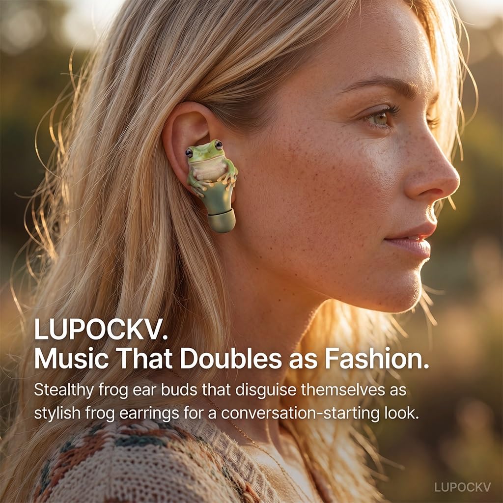 🐸Frog Earbuds Wireless Bluetooth Headphones