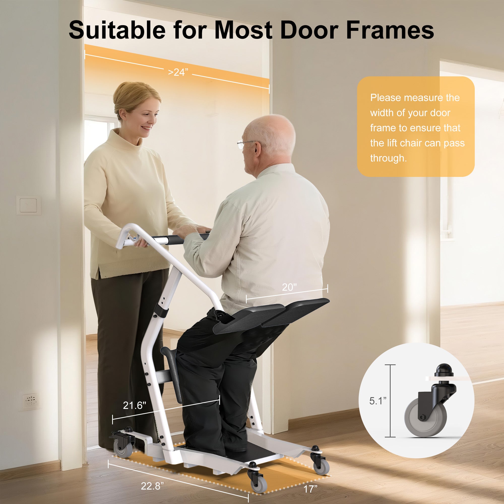 WHLICKS Sit-to-Stand Lift – Supportive Seating for Seniors & Adults