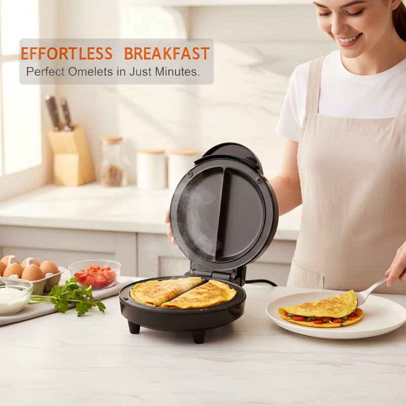 🔥 Multifunctional Electric Nonstick Breakfast Griddle – Nonstick surface, even heating & versatile cooking – Perfect for pancakes, eggs & full breakfasts 🥞