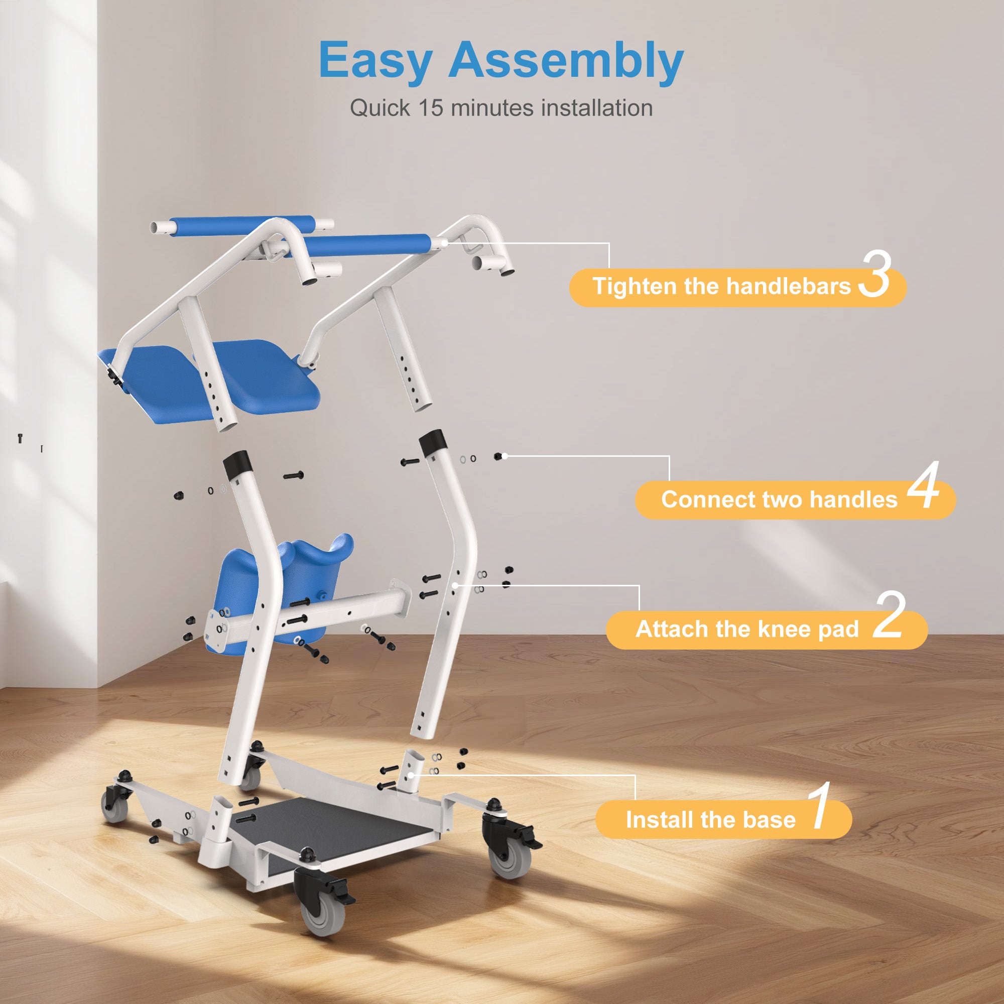 WHLICKS Sit-to-Stand Lift – Supportive Seating for Seniors & Adults