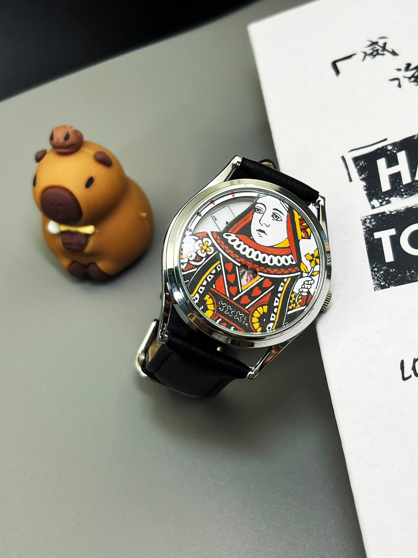Cartoon King Character Watch – Fun Cartoon Wristwatch for Kids & Collectors