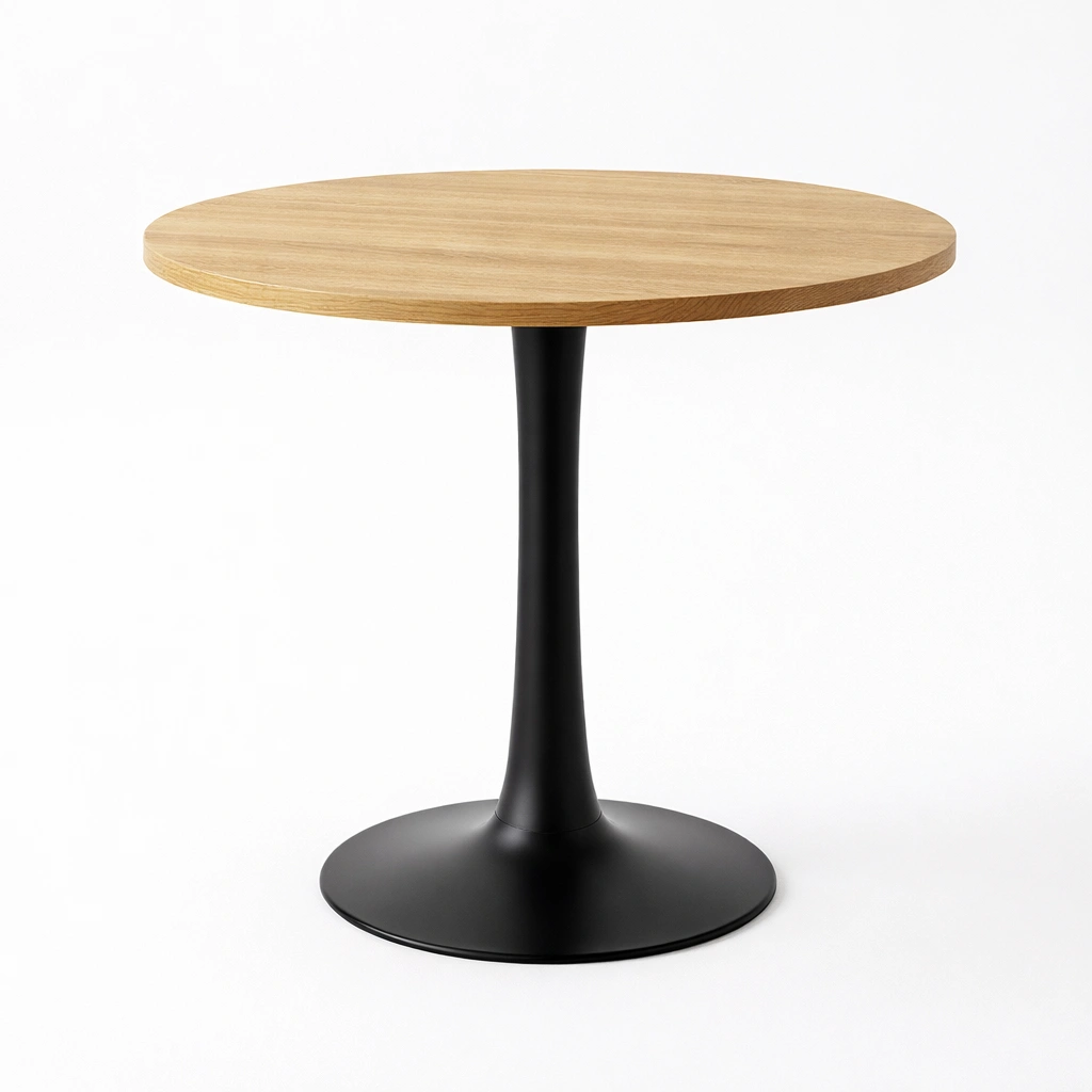 Rundtisch Holz Metall Modern Esstisch Klein-veltraviox