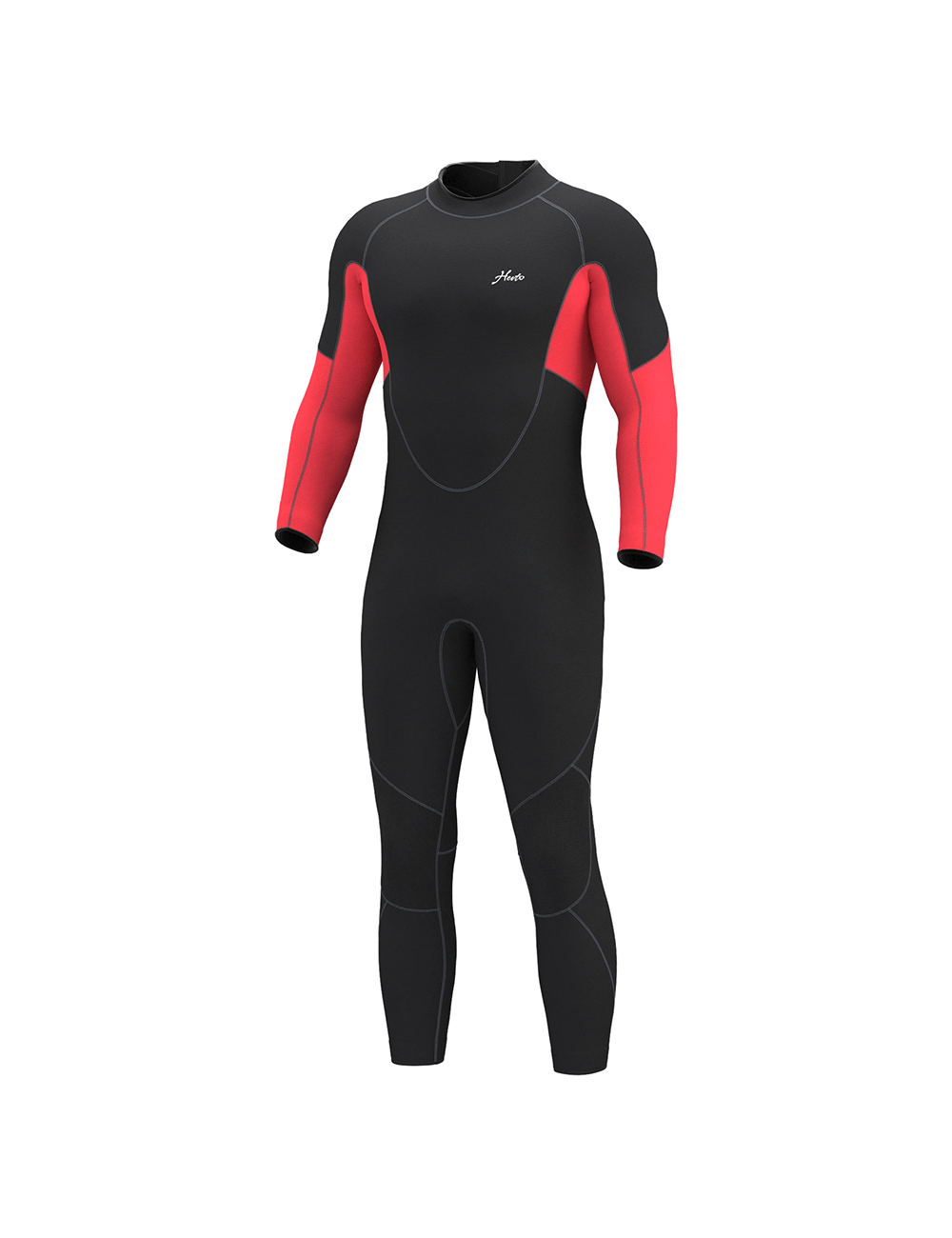 men wetsuit front view