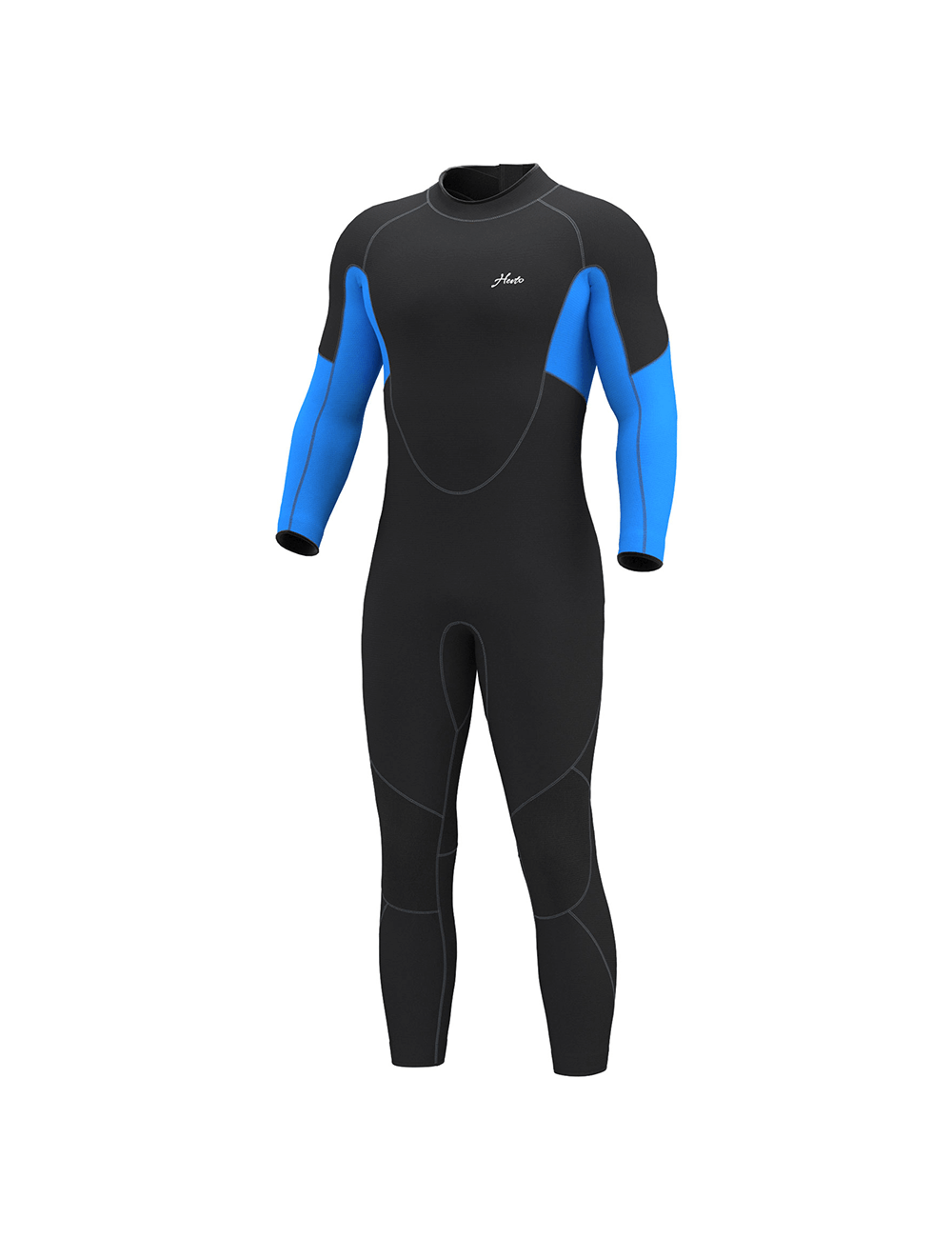 men wetsuit front view