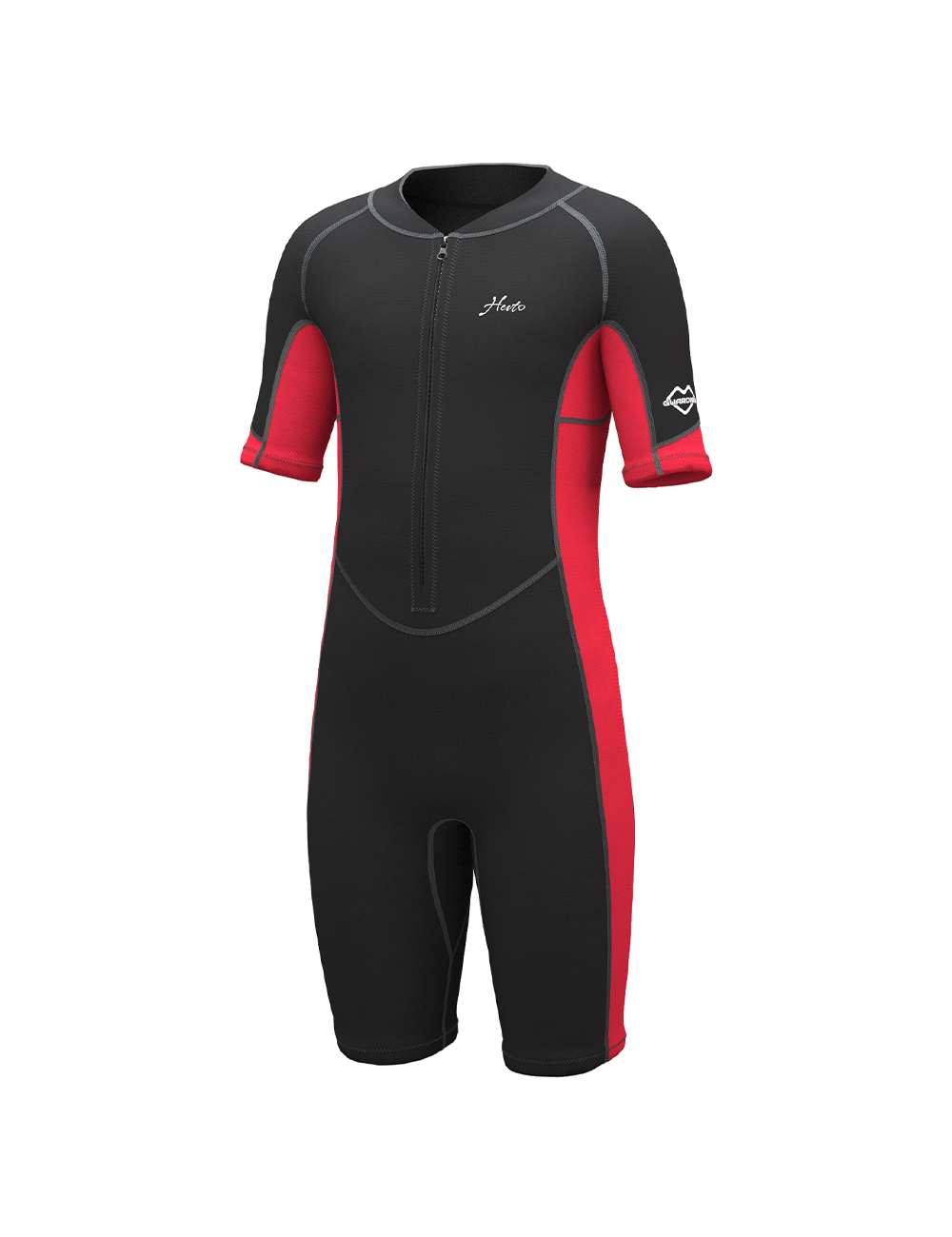 kids wetsuit front view