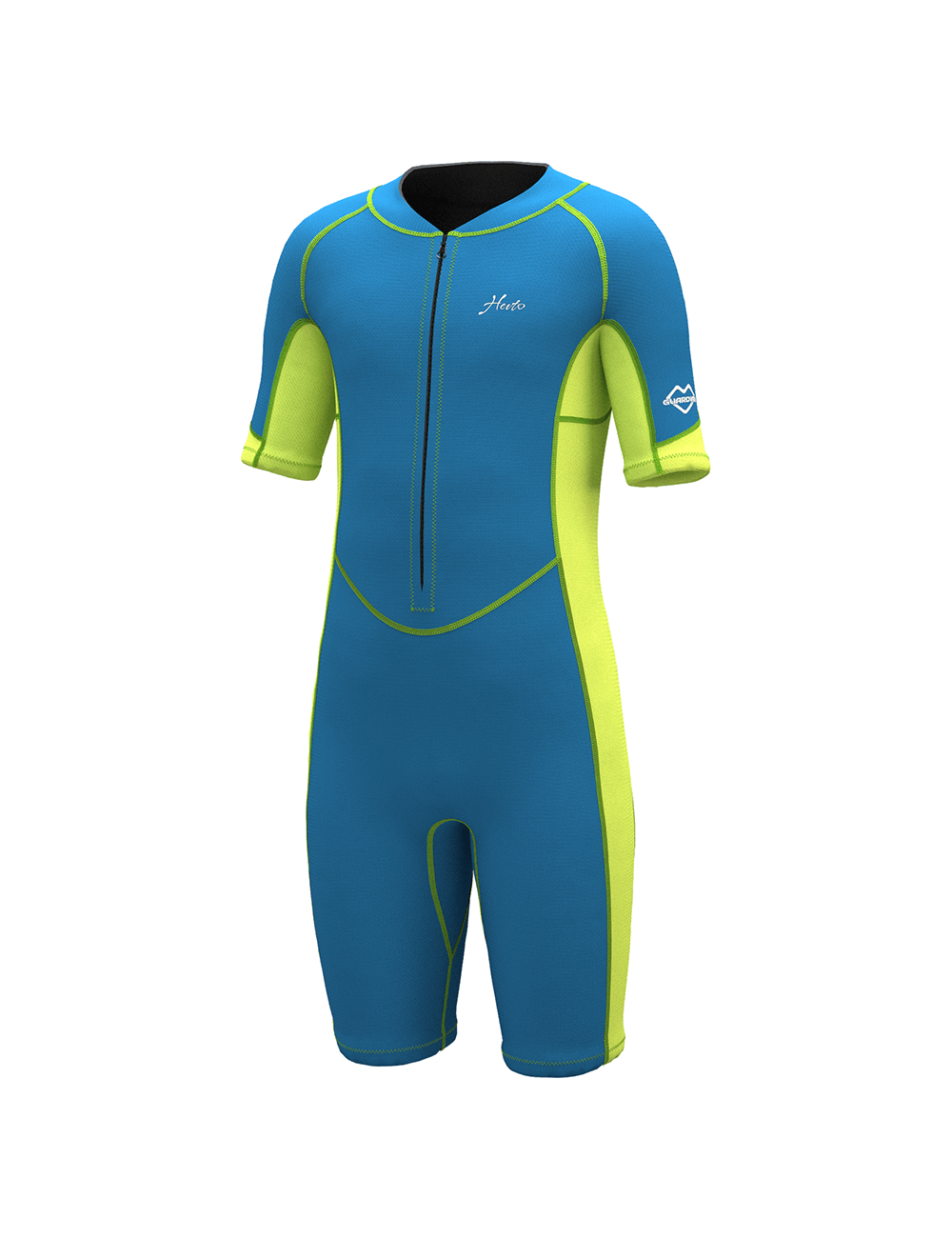kids wetsuit front view