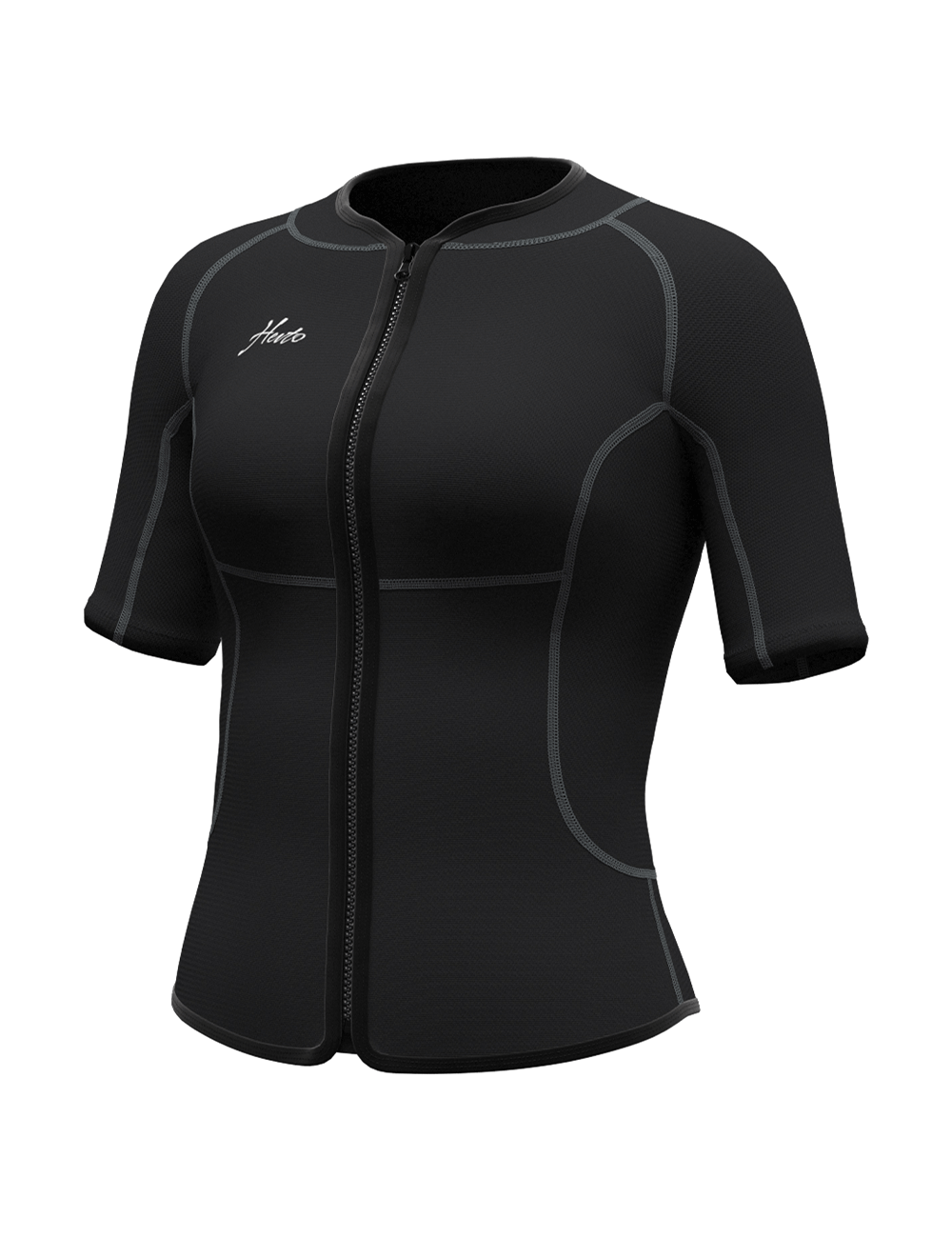 women wetsuit tops front view
