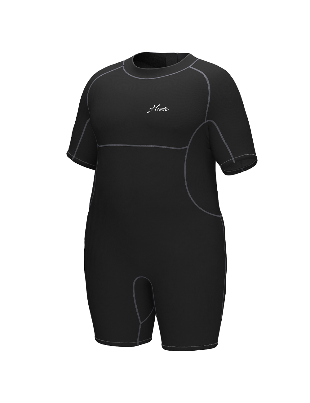 men plus size wetsuit front view