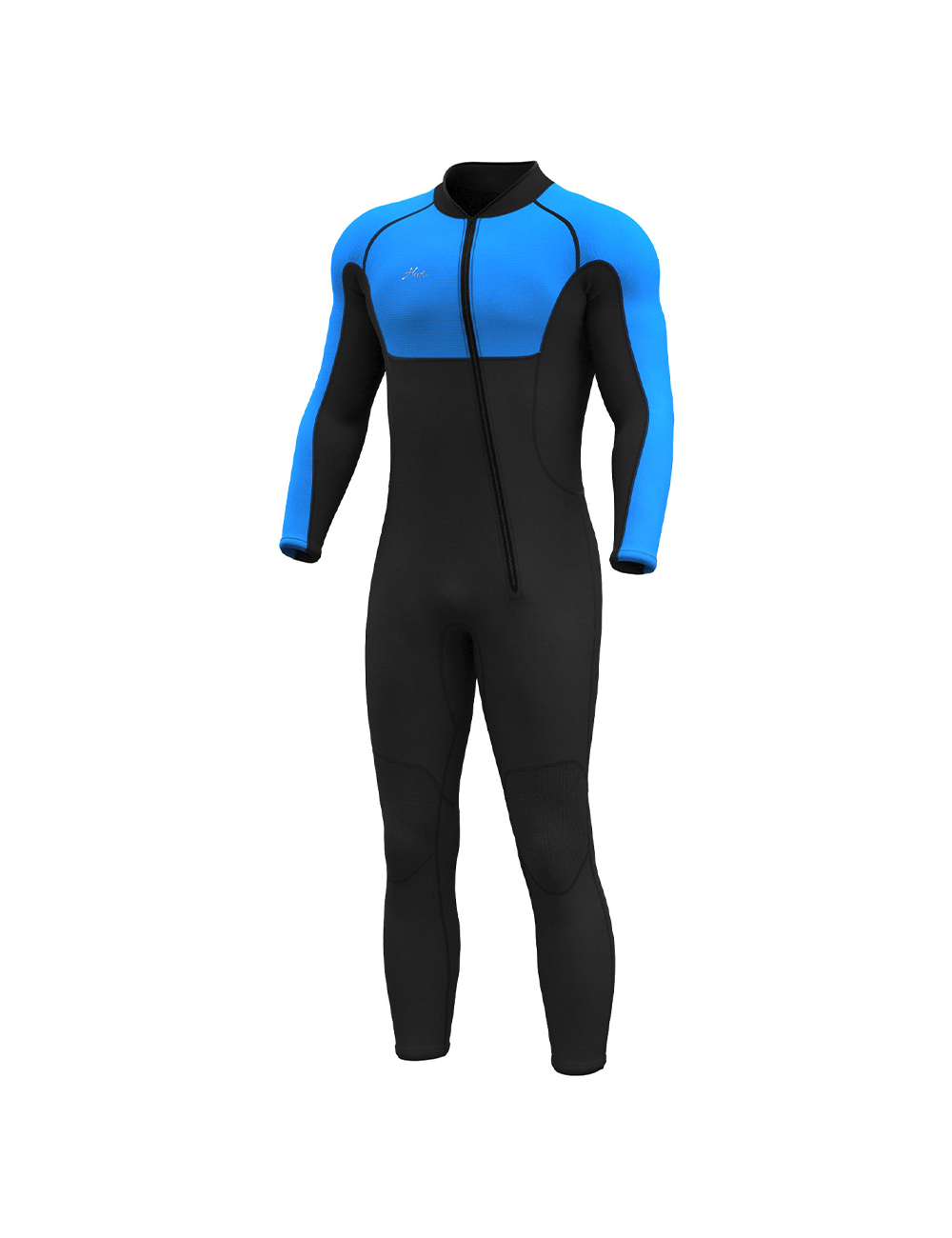 men wetsuit front view