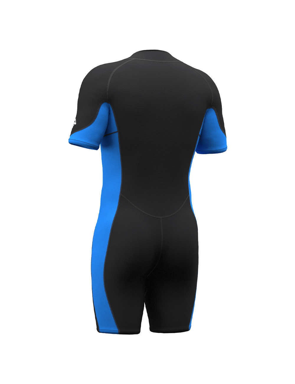 men wetsuit back view
