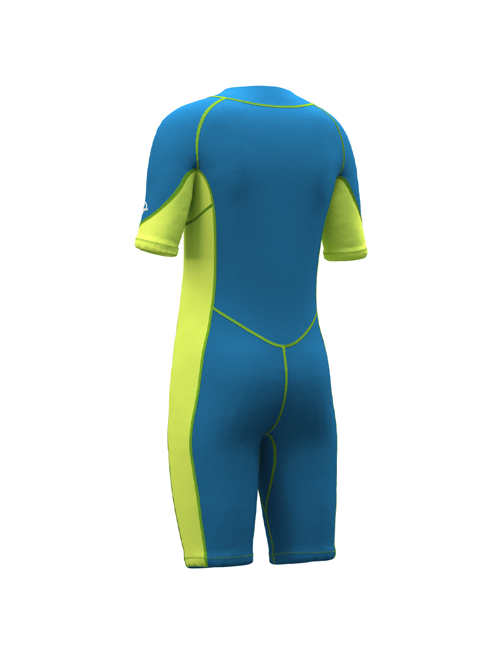 kids wetsuit back view