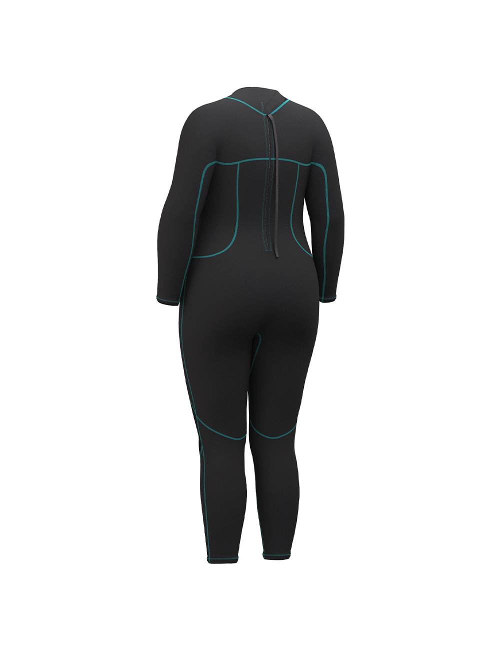women plus size wetsuitt back view