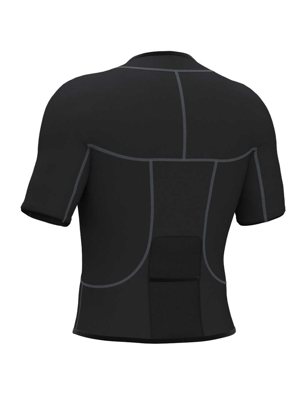 men wetsuit tops back view