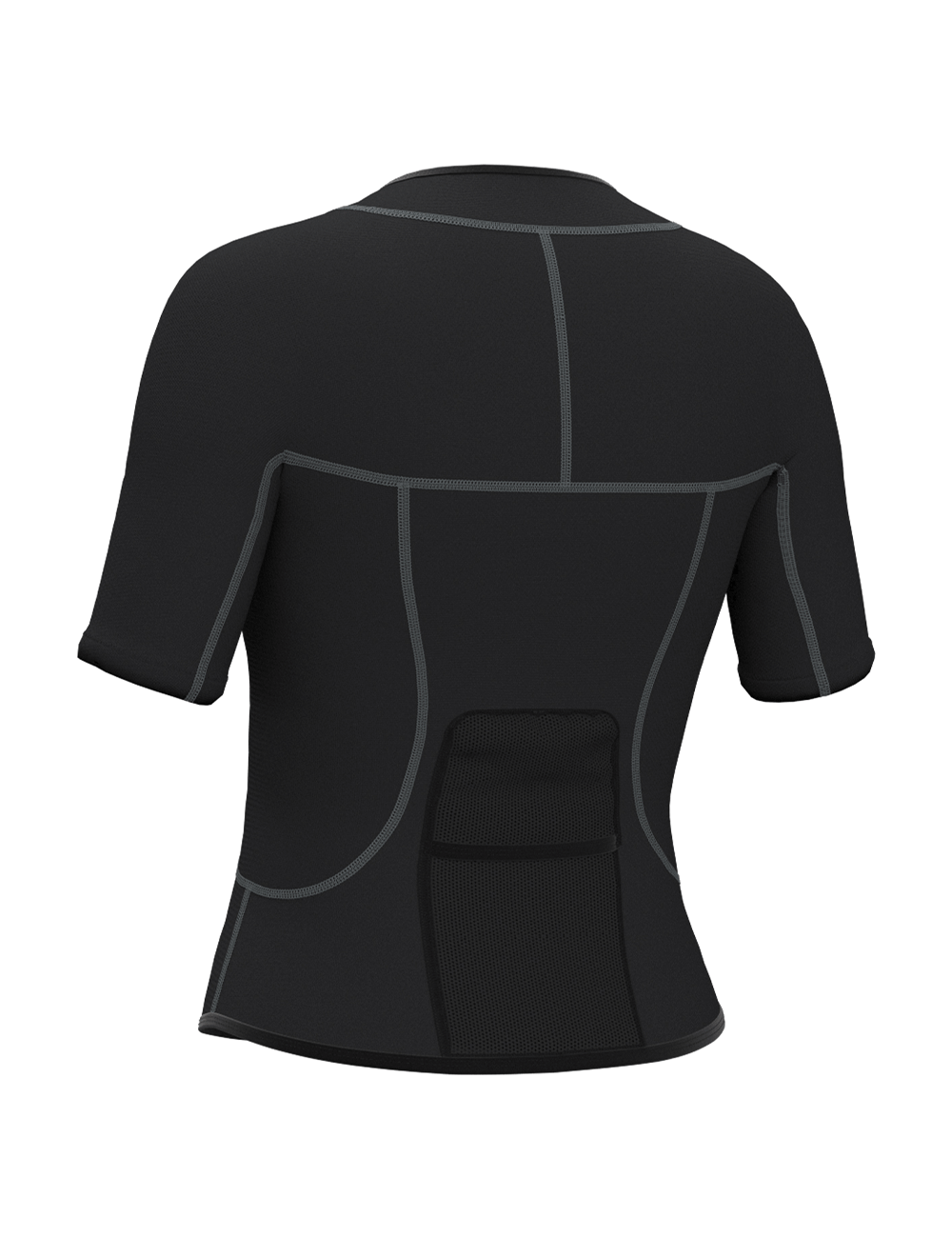 women wetsuit tops back view