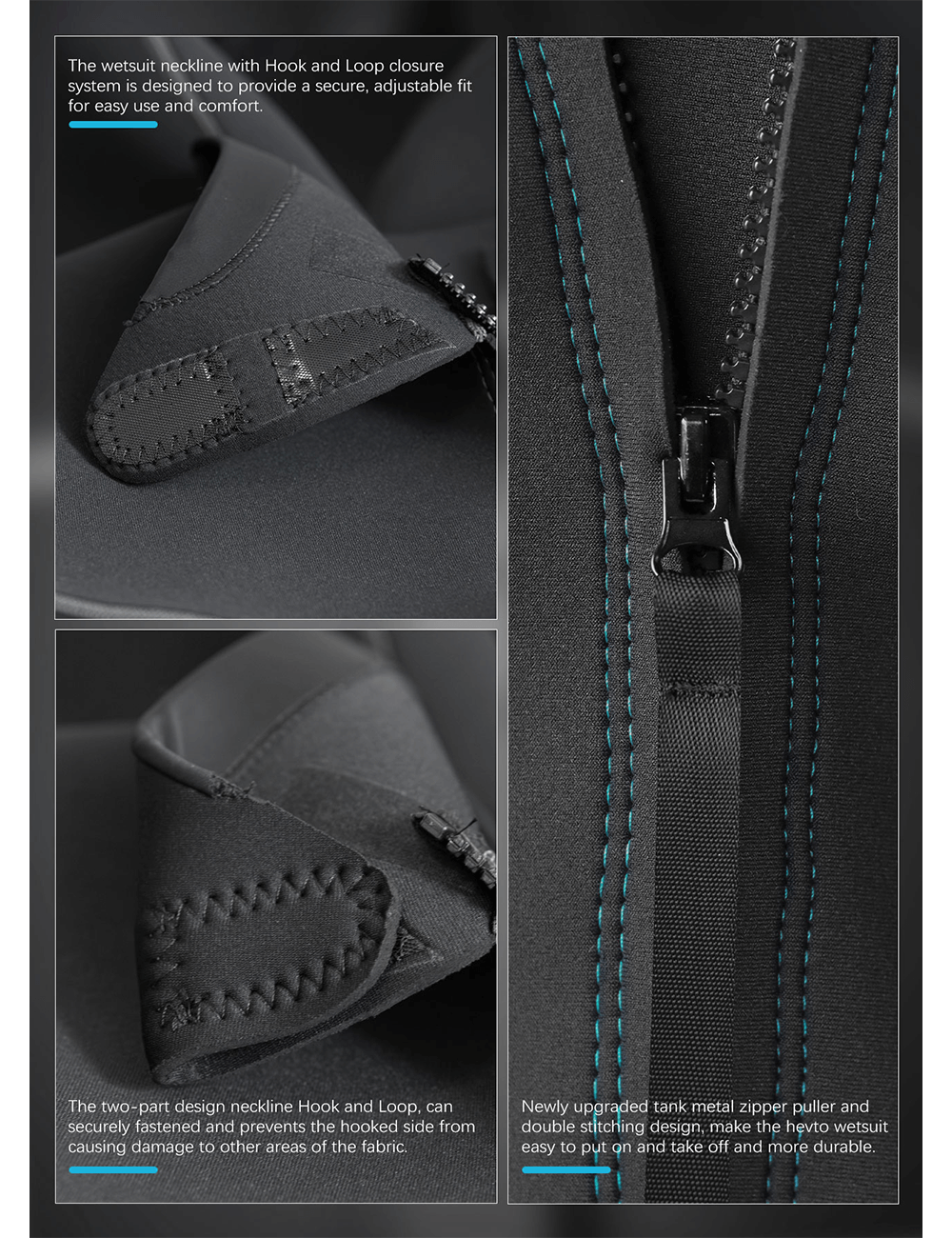 women plus size wetsuitt detail-1