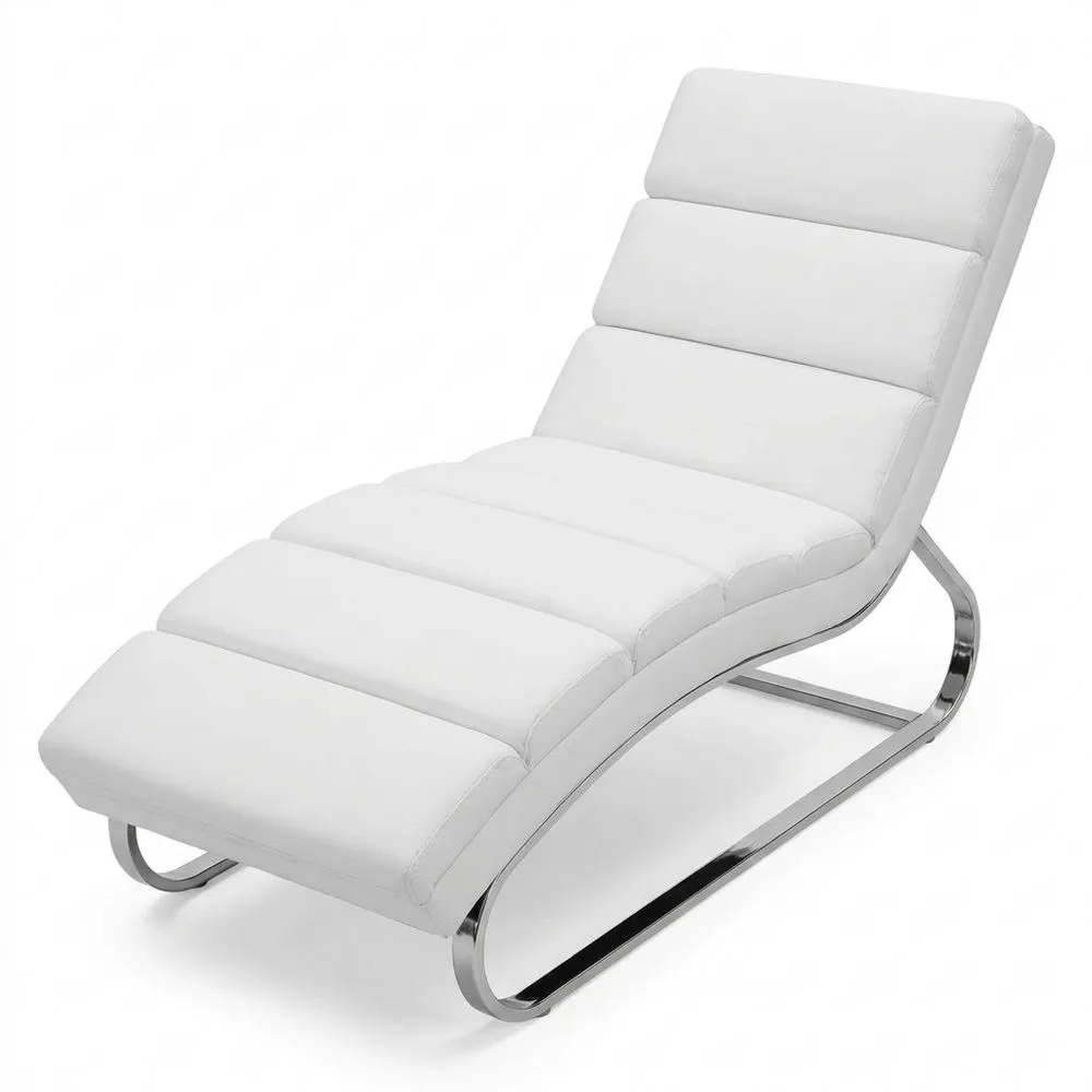 Chaise Longue XXL Ergonómica de Cuero Sintético para Salón u Oficina