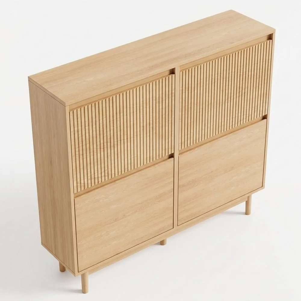 Zapatero Estrecho con Cajones para 16-28 Pares