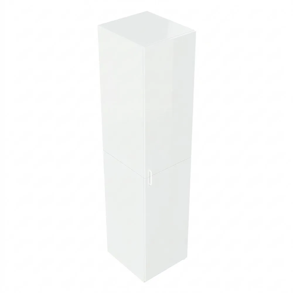 Aparador de Madera Ingenierizada Blanco 40 x 42,5 x 185 cm, Armario de Almacenamiento