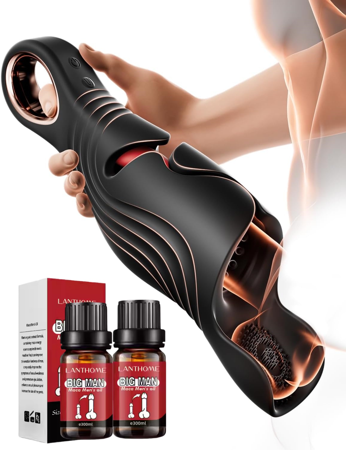 💥2026 Men's All-New High-Tech 4-in-1 High-Frequency Pulse Therapy Device——👑Dark Knight™