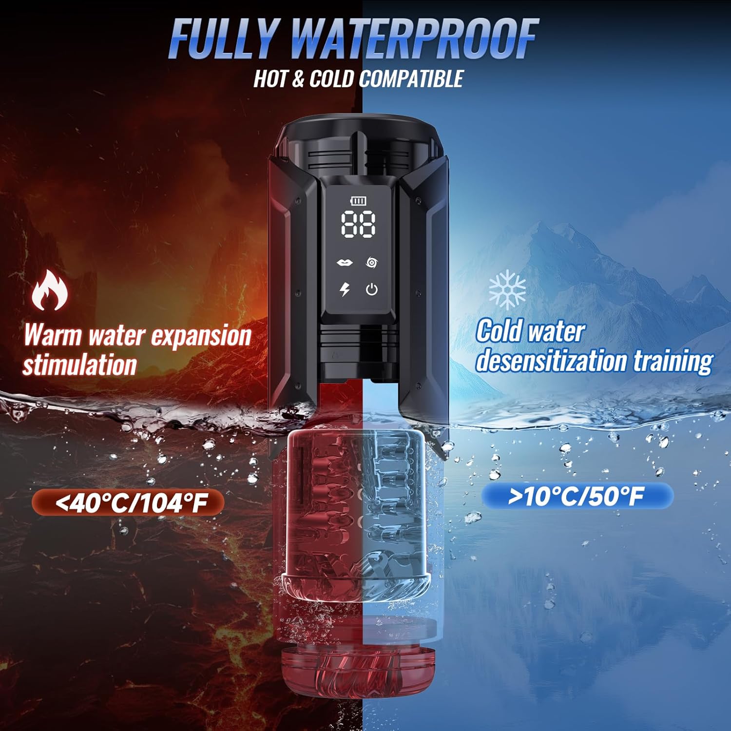 💥Wild Suction · Men’s Exclusive Pleasure Device—🔥 Red Storm