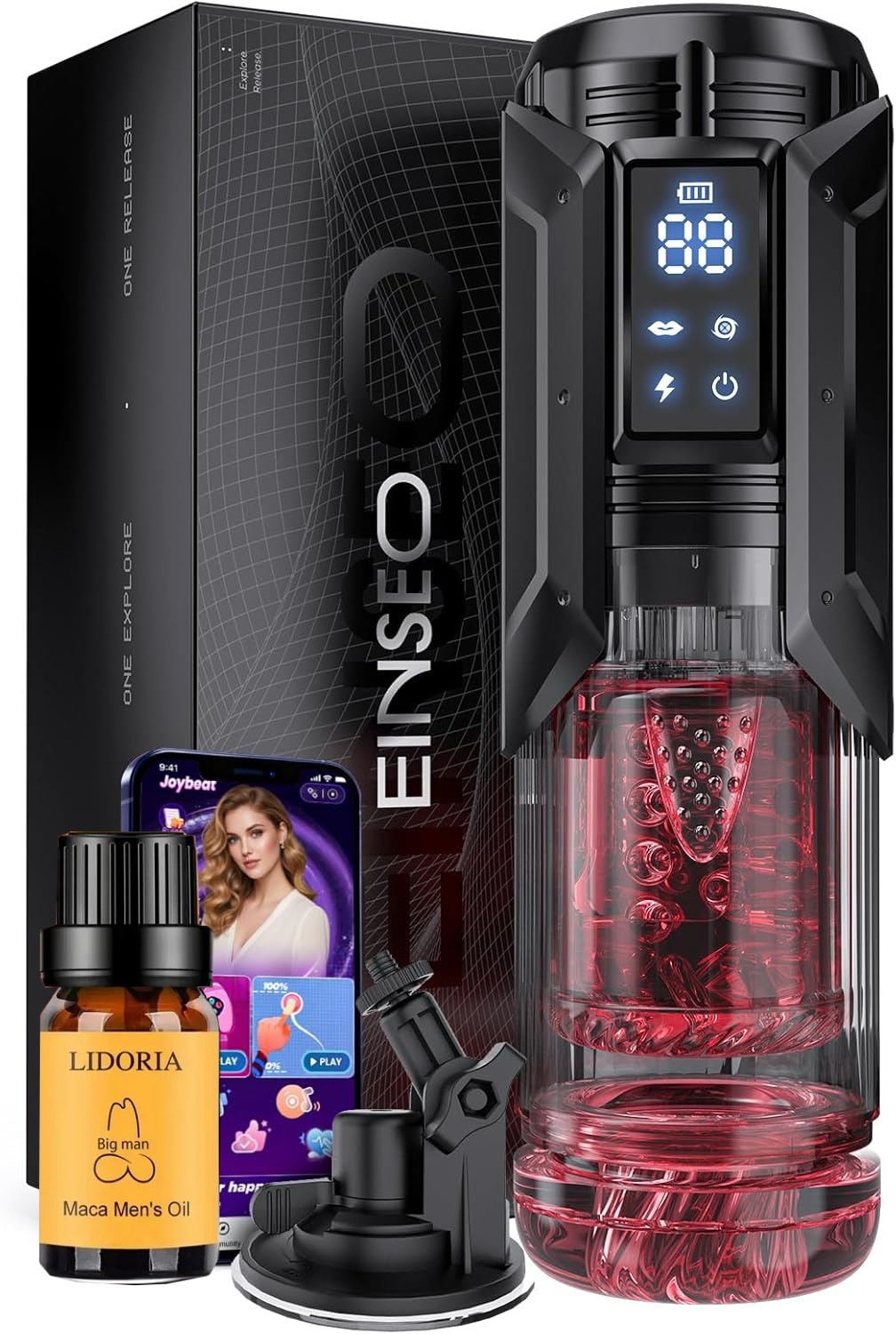 💥Wild Suction · Men’s Exclusive Pleasure Device—🔥 Red Storm