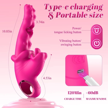 💥Brand-new triple-tongue design, engineered for ultimate pleasure🔥—💖TongueRush