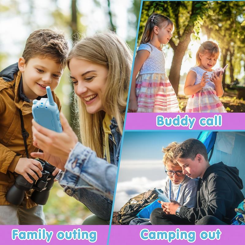 【Fabeto】2025 Kids' Valentine's Day Gift New Video Walkie-Talkie Toy Set (2-Piece Set) Features built-in camera for long-distance communication Suitable for ages 3-12 Perfect for indoor/outdoor use Top choice for holiday entertainment and New Year gifts