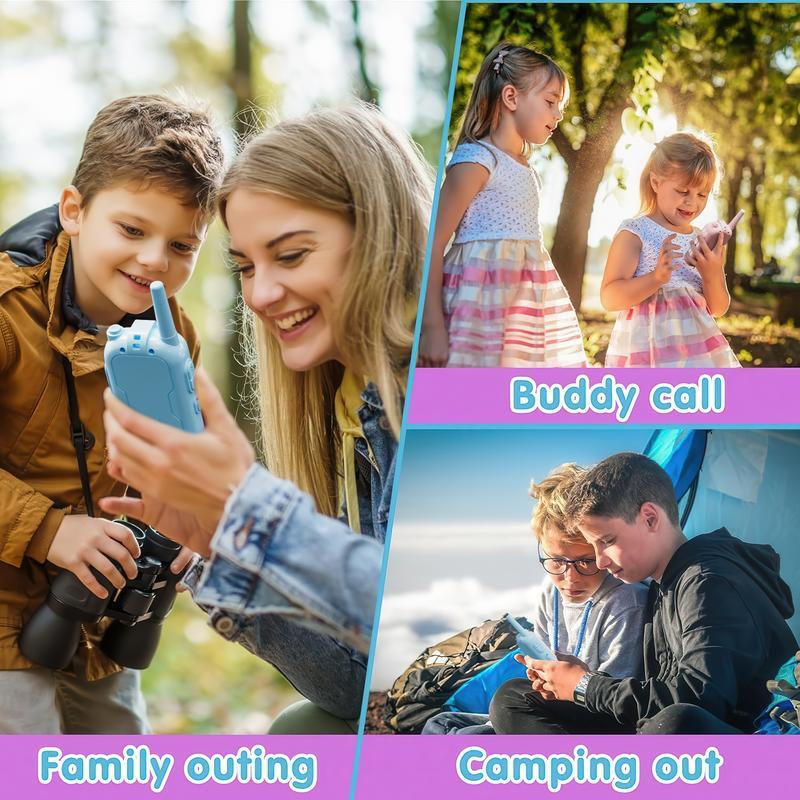 【Fabeto】2025 Kids' Valentine's Day Gift New Video Walkie-Talkie Toy Set (2-Piece Set) Features built-in camera for long-distance communication Suitable for ages 3-12 Perfect for indoor/outdoor use Top choice for holiday entertainment and New Year gifts