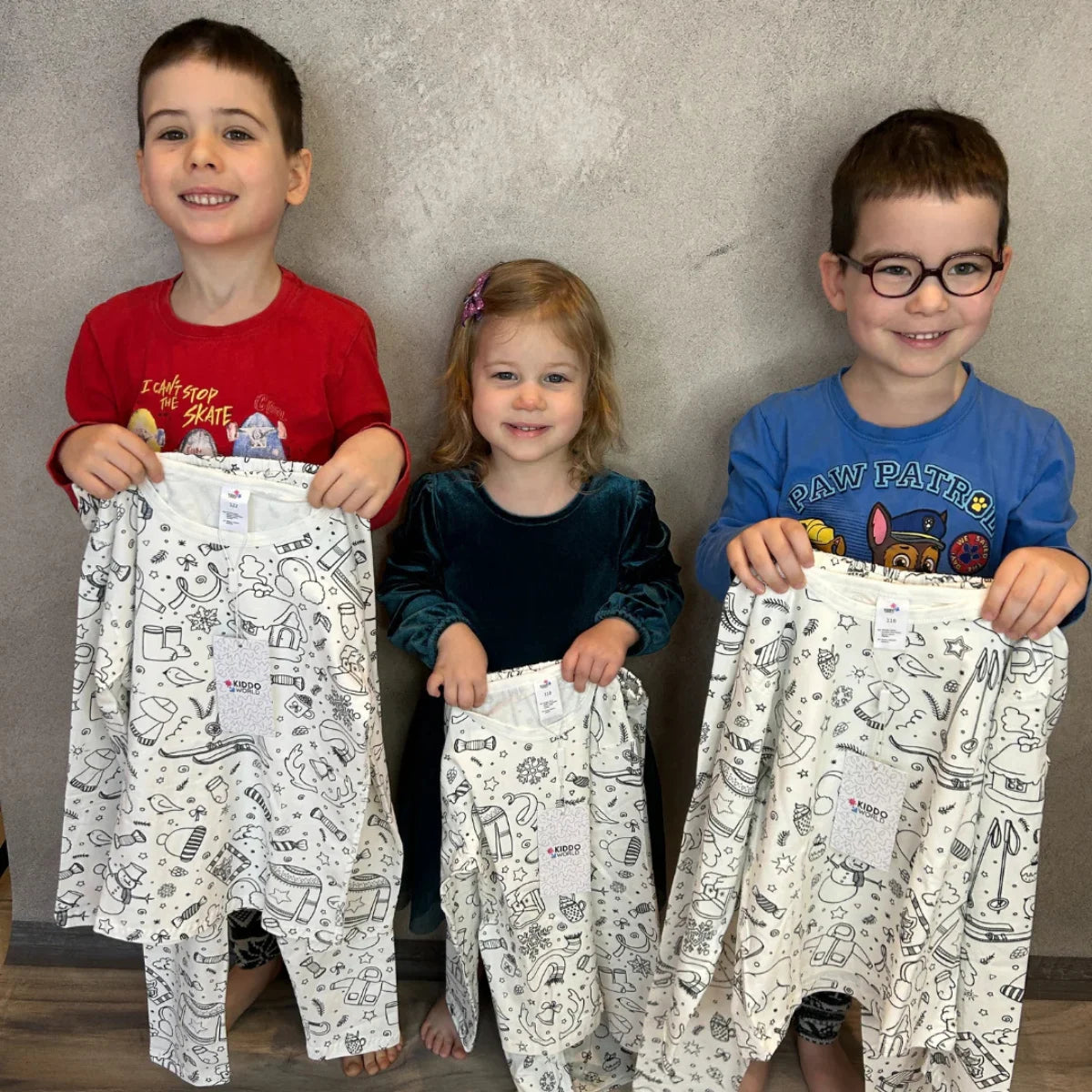 Two-Piece Kids' Pajama – Color Me In: Safari Animals (Ages 4+)