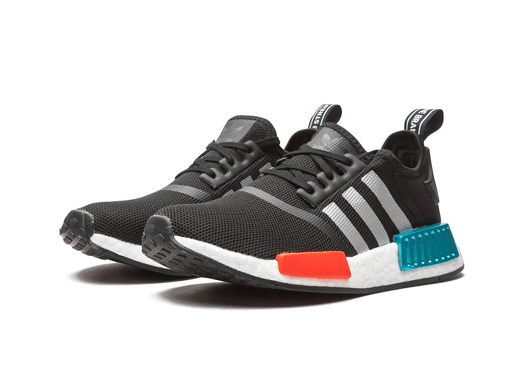 adlayidas NMD R1 Core Black Silver Metallic